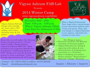2014 Fab-Lab Winter Camp V2